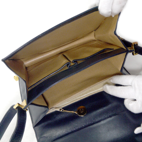 OLD CELINE 馬車金具2WAYショルダーバッグ（黒/総革） – Vintage Shop