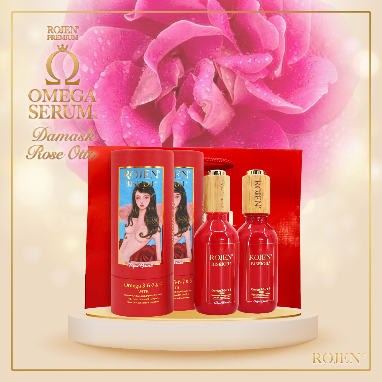 最高品質のダマスクローズ60本から生まれる1滴の持つ高濃度の栄養素