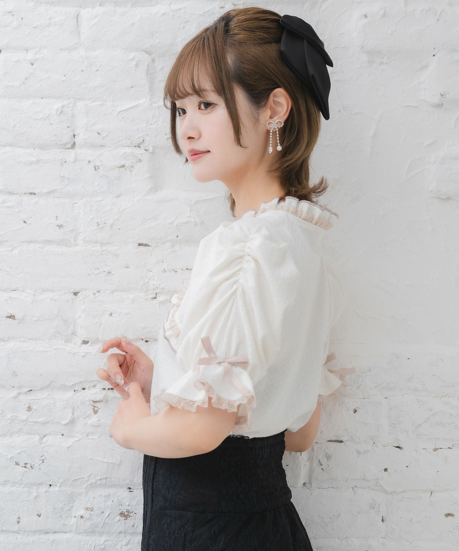 Wリボンボレロ風トップス | Rlab store