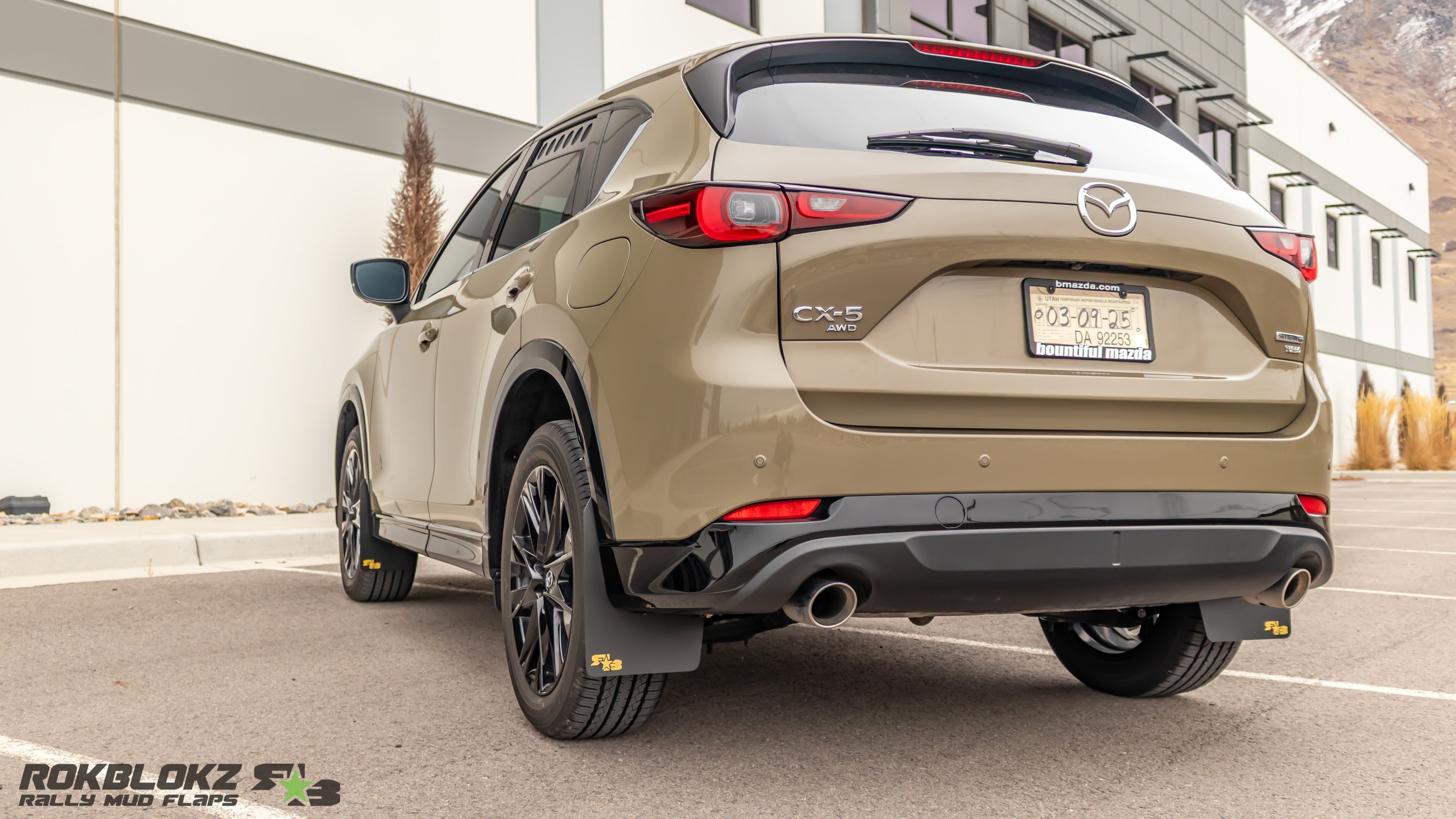 Mazda CX-5 2022-2025 Rally Mud Flaps — RokBlokz