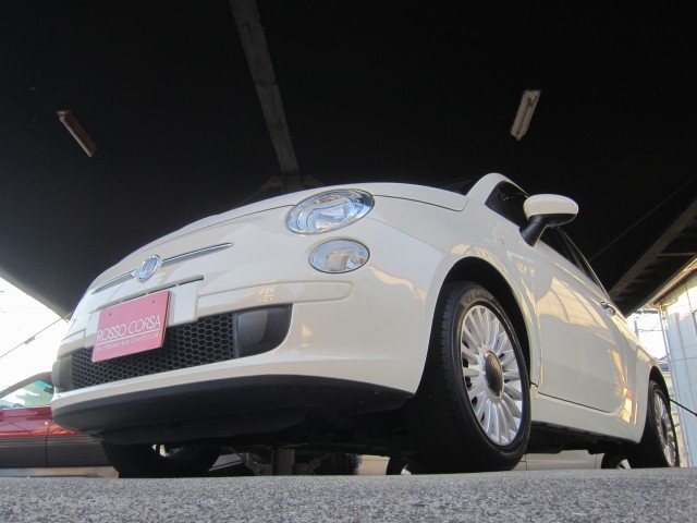 フィアット 500 1.2 ポップ 白 | ROSSO CORSA