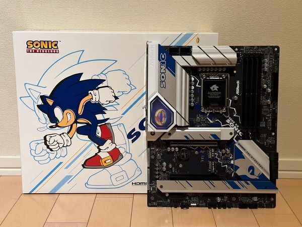 音速ハリネズミとコラボしたマザーボード「ASRock Z790 PG SONIC」は