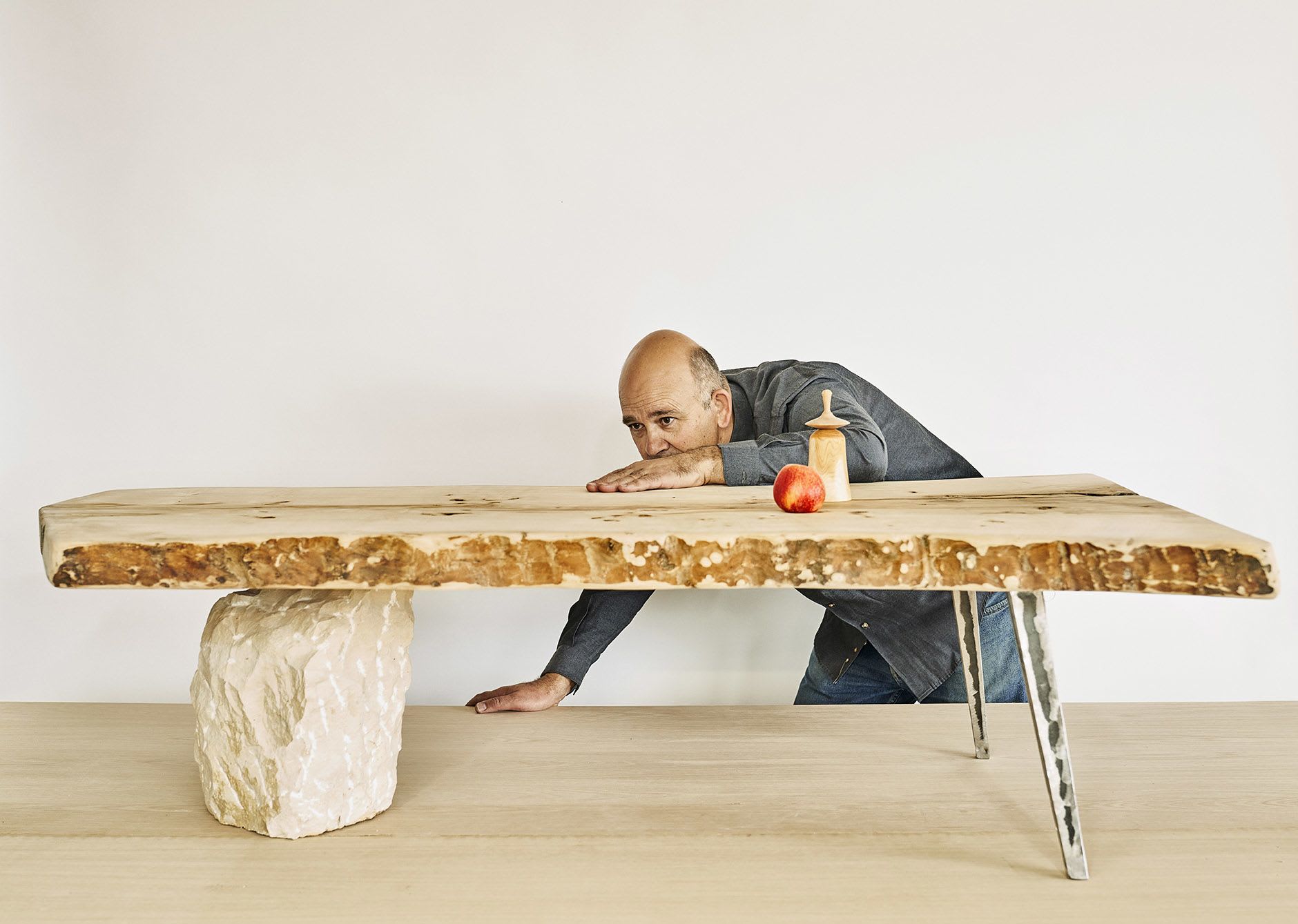 Brutalist Style Coffee Table by VANDENHEEDE FURNITURE-ART-DESIGN