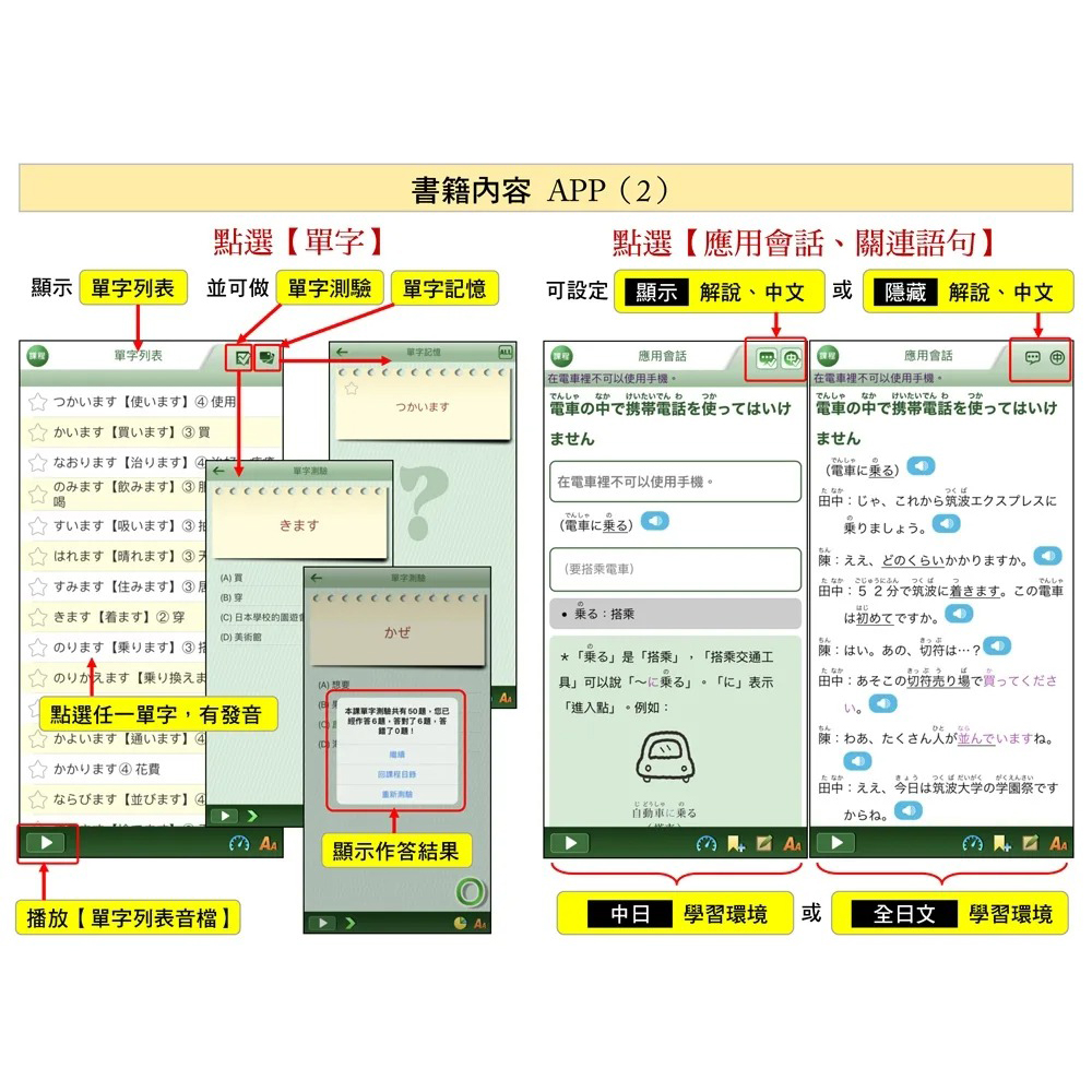 大家學標準日本語【中級本】行動學習新版：雙書裝（課本＋文法解說