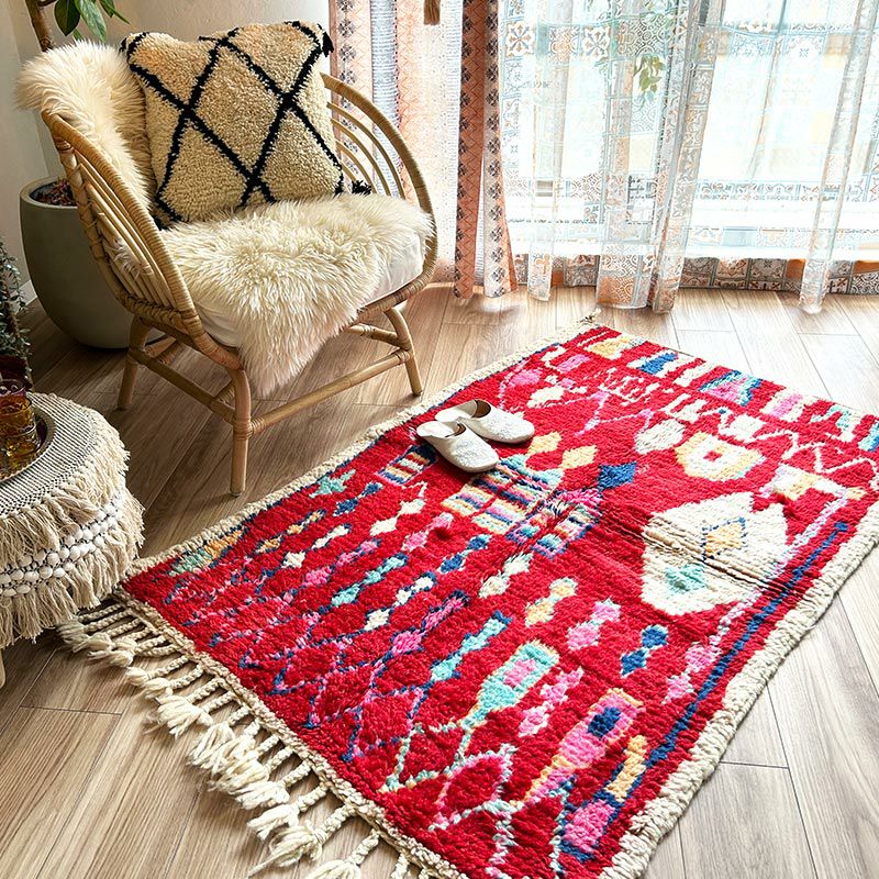 モロッコ発！世界に1枚だけのヴィンテージカーペット・ラグ『ボシャル