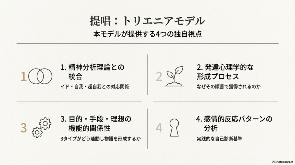 トライタイプの順番と感覚の違い｜無意識・意識・理想の三層の心理構造