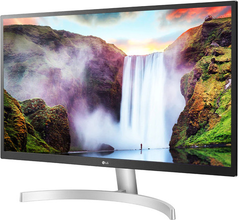 LG 68.58 cm (27 inch) 4K Ultra HD IPS Panel White Colour Monitor
