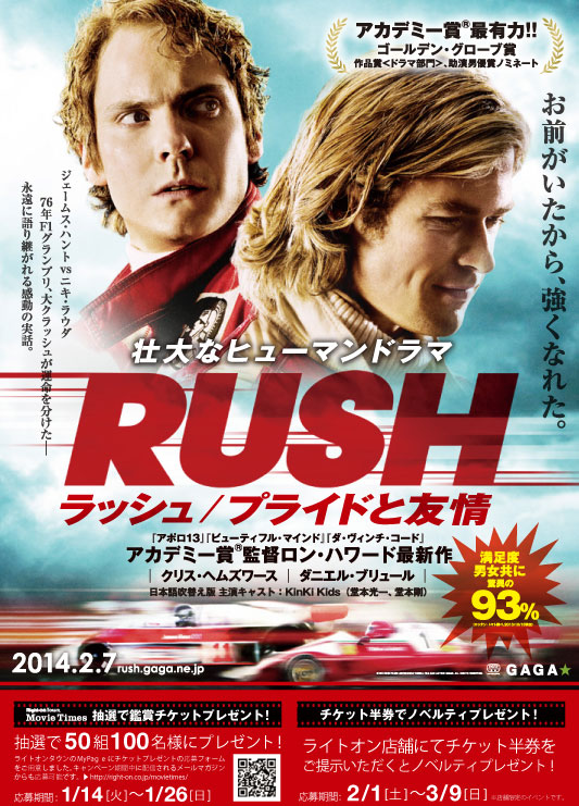 新着情報 | 映画『ラッシュ／プライドと友情』公式サイト