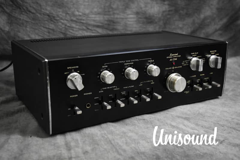 Sansui AU-7700 Stereo Integrated Amplifier in Excellent | Reverb