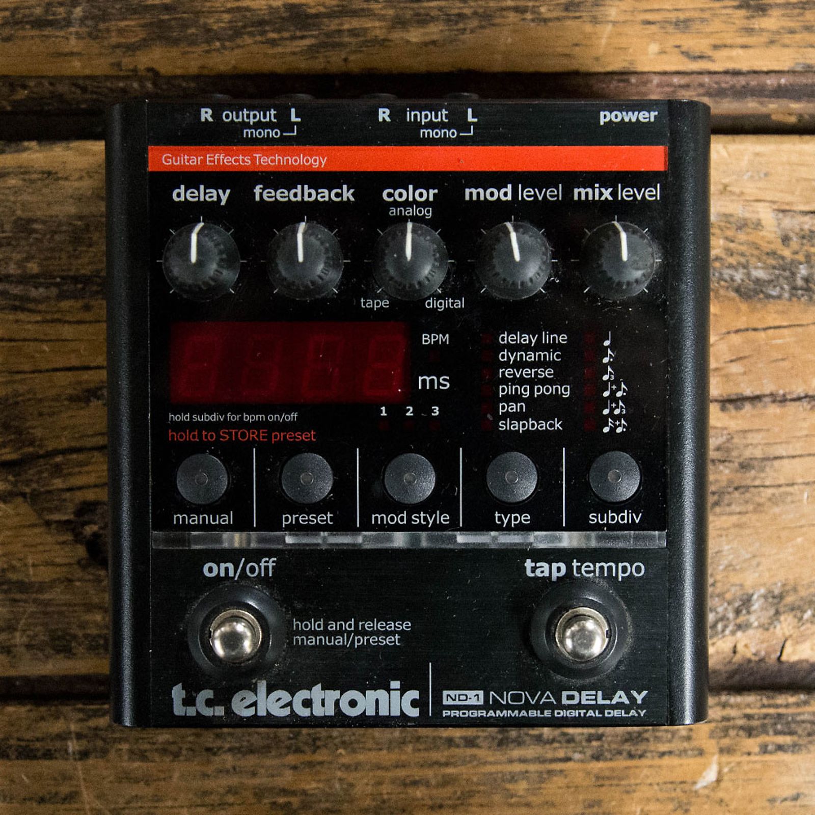 TC Electronic ND-1 Nova Delay | Reverb