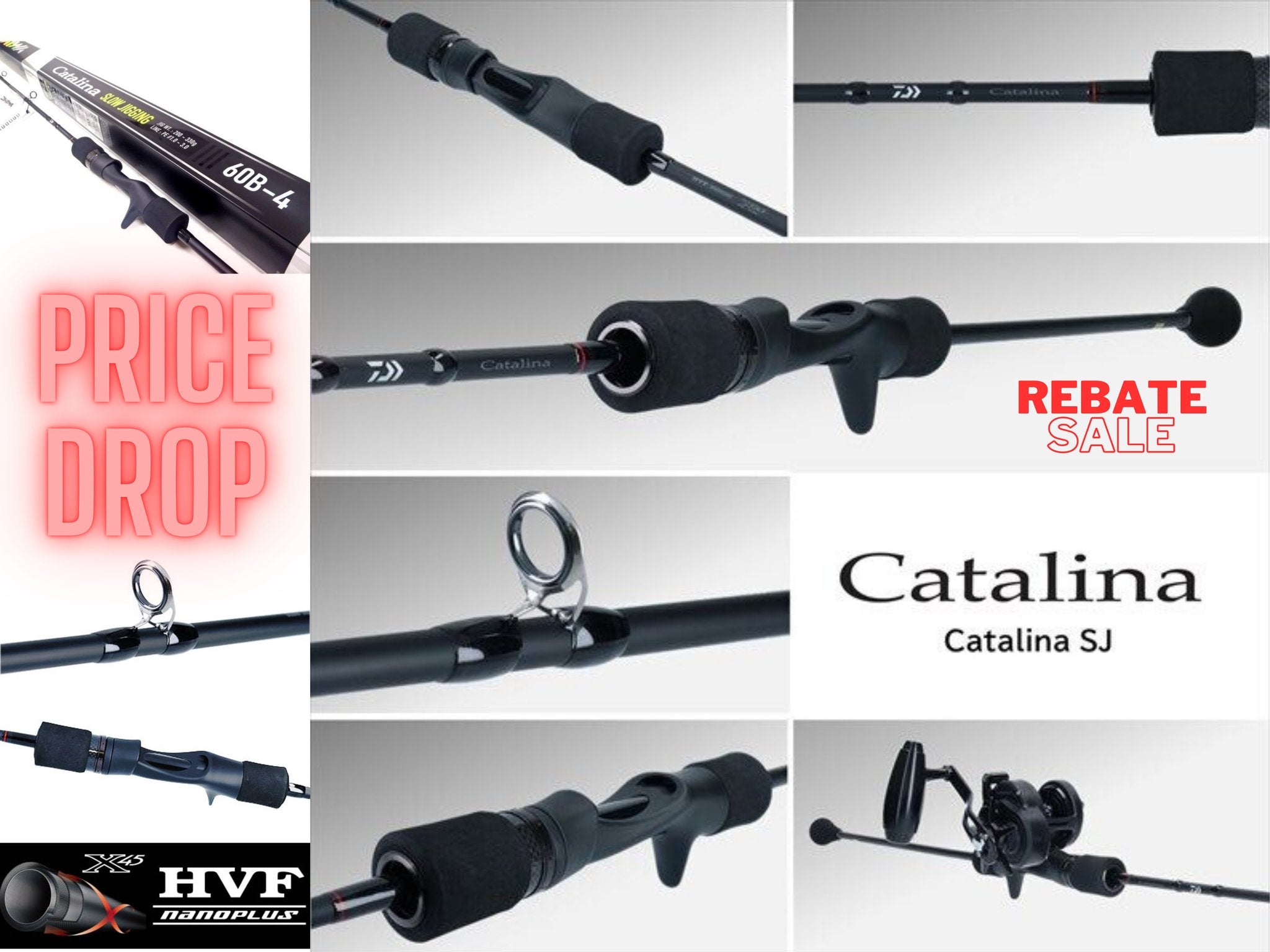 Daiwa Catalina Slow Jigging Rod (60B-4, 60B-5, 60B-6) – Ryoshipro