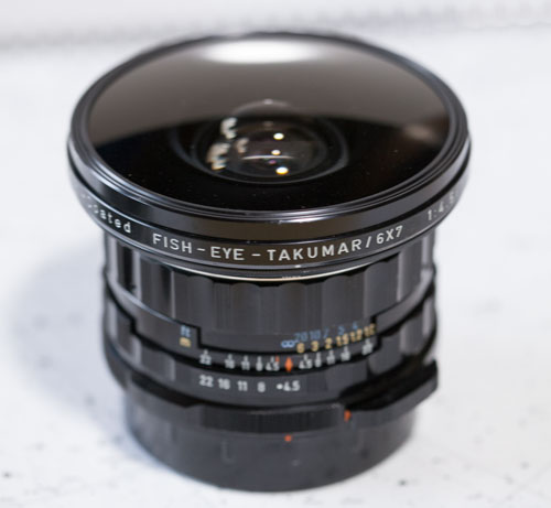SMC フィッシュアイタクマー6x7 35mm F4.5 PENTAX | 中古カメラ撮影
