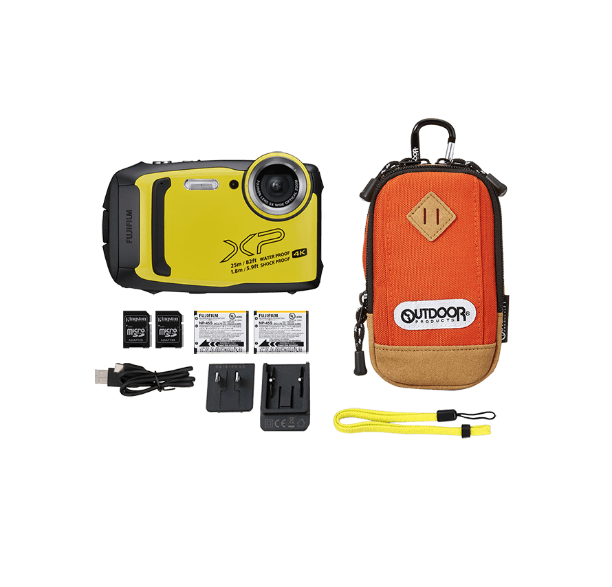 レンタル] FUJIFILM FINEPIX XP140/イエロー｜水中/防水カメラ