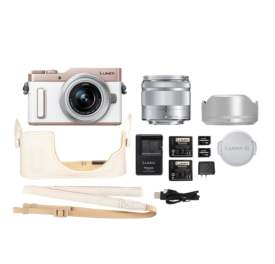 カメラレンタル] Panasonic LUMIX DC-GF10 標準&望遠レンズセット