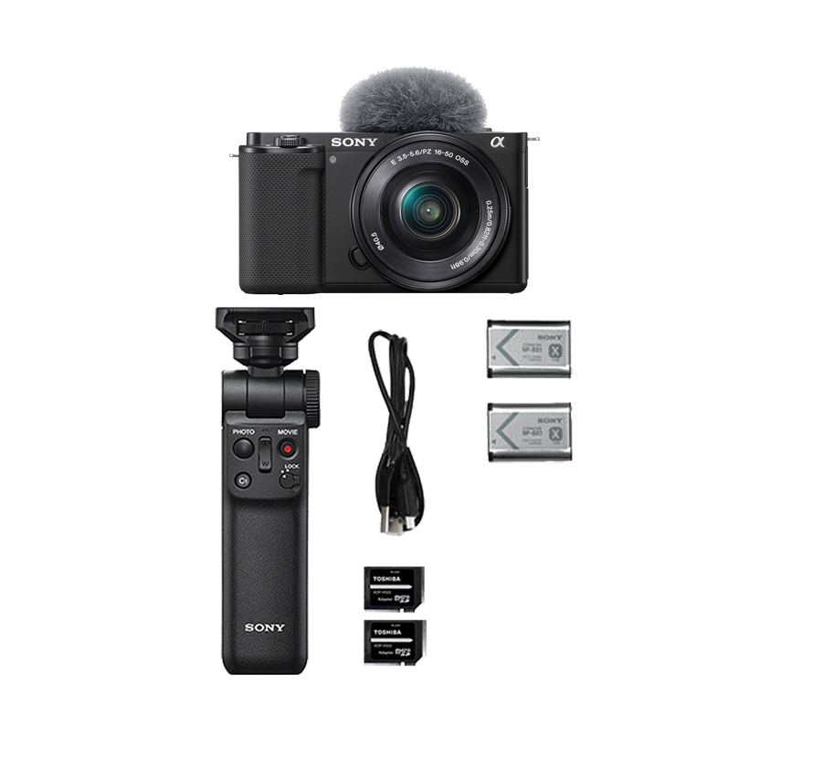 ソニー SONY VLOGCAM ZV-E10 シューティンググリップキット [vlog