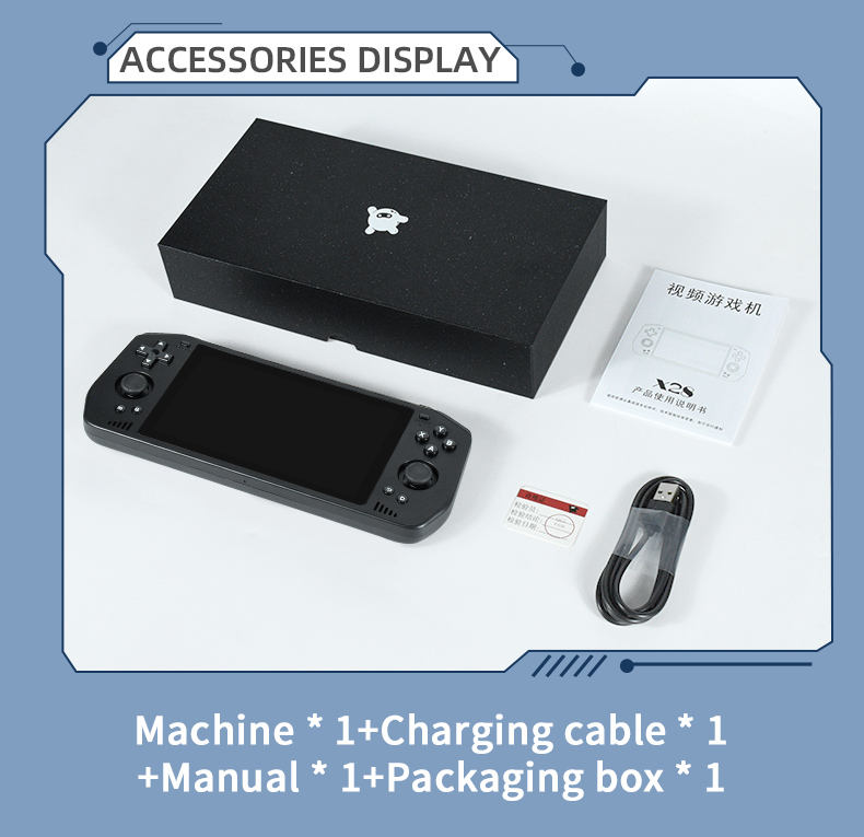 Powkiddy X28 5.5インチ エミュレーター レトロ ポータブルゲーム機 3D