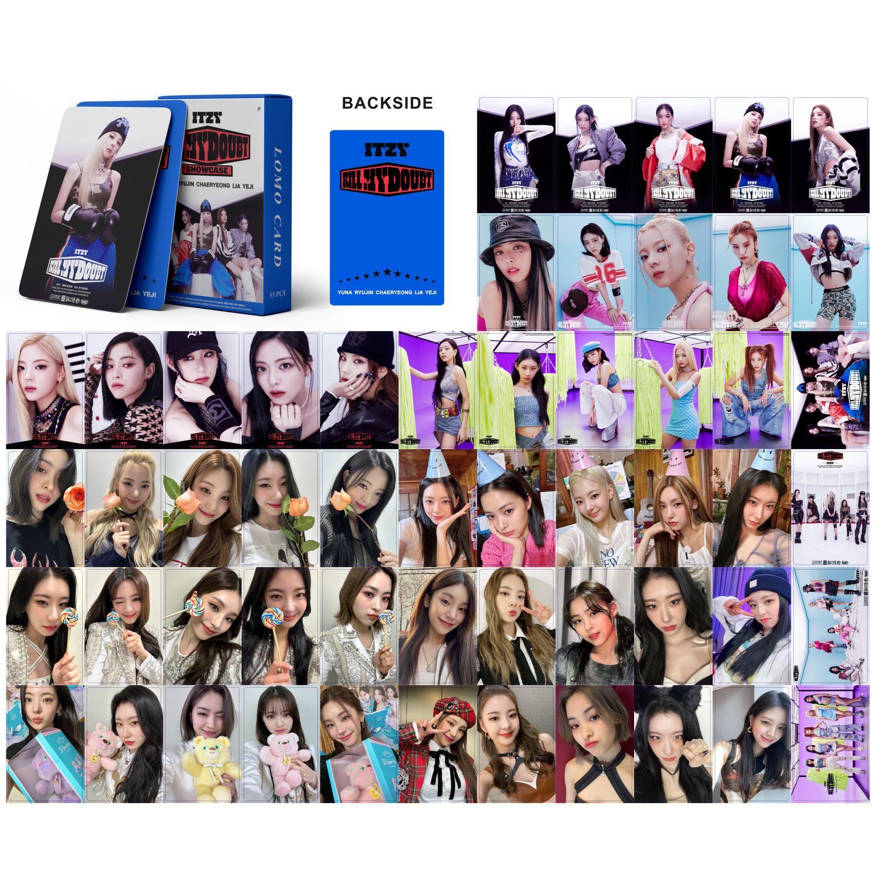 KPOP Idol 55pcs/box ITZY KILL MY DOUBT Photocard Lomo Card