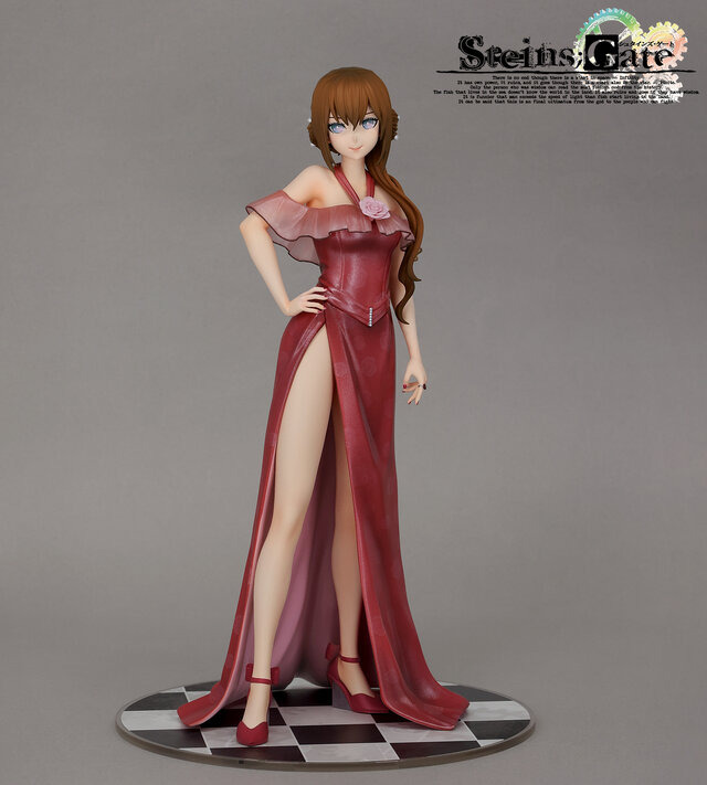 煌びやかな真紅のドレス！『シュタゲ』15周年記念イラストを元に「牧瀬