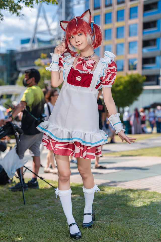 コスプレ】キュートなVTuber赤見かるびがコスサミに登場！地元愛知県