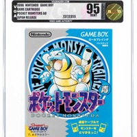 500万円超が見込まれる『ポケモン青』など160点が出品…投資対象として