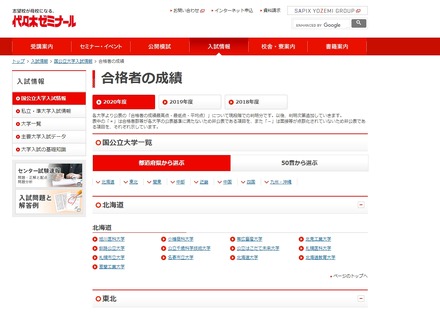 大学受験】合格者の成績最高点・最低点・平均点…代ゼミ | リセマム