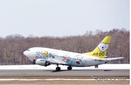AIR DO ボーイング737-500 JA305K ベア・ドゥ 特別塗装機 ベア・ドゥ