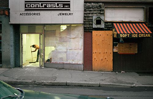 William Eggleston: The Democratic Forest, Gulf Transport bus