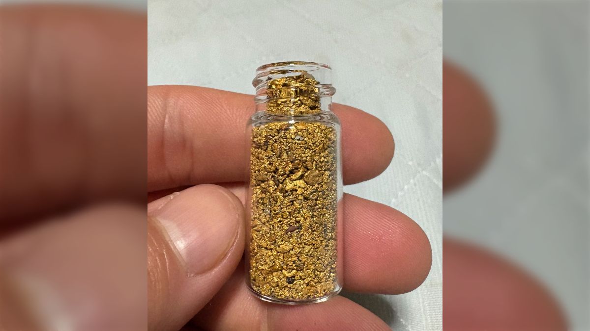 土肥金山 純金粒 砂金 100粒 ② 土肥金山 砂金 100粒 土肥金山 砂金