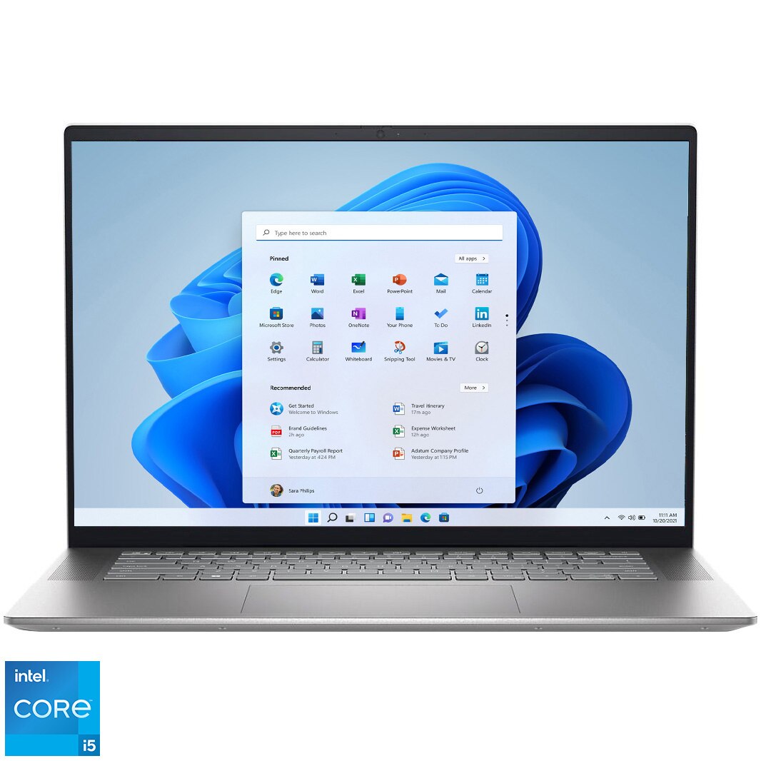 Laptop Dell Inspiron 16 5620 cu procesor Intel® Core™ i5-1235U