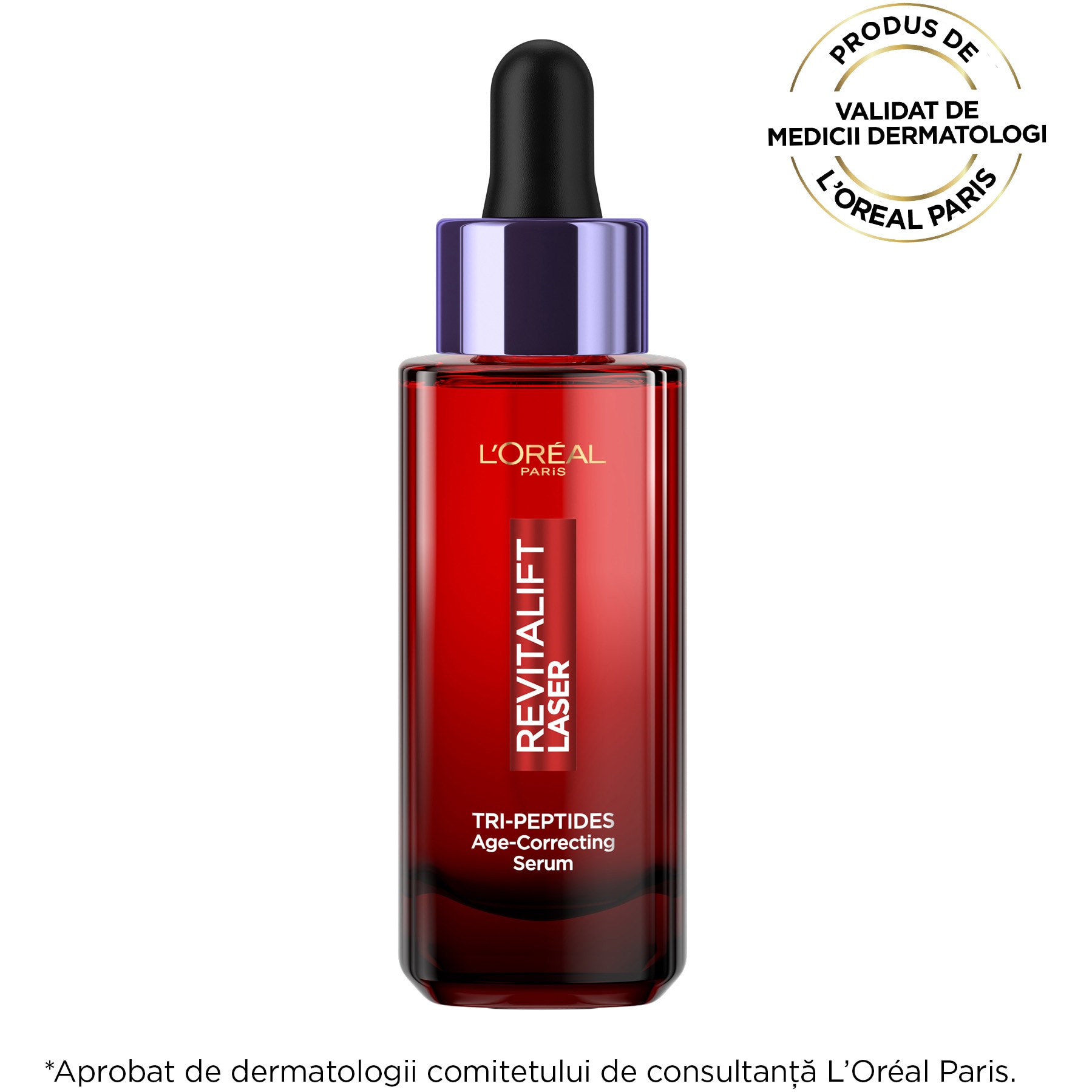 Serum antirid L'Oreal Paris Revitalift Laser cu Tri-Peptide, 30 ml