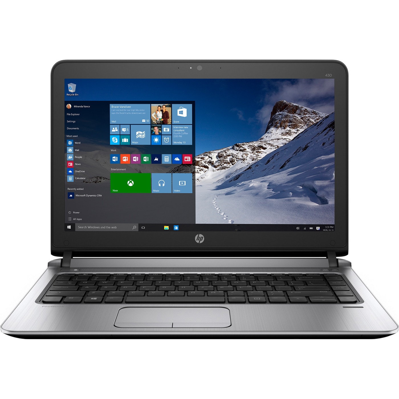 Laptop HP ProBook 430 G3 cu procesor Intel® Core™ i5-6200U 2.30GHz