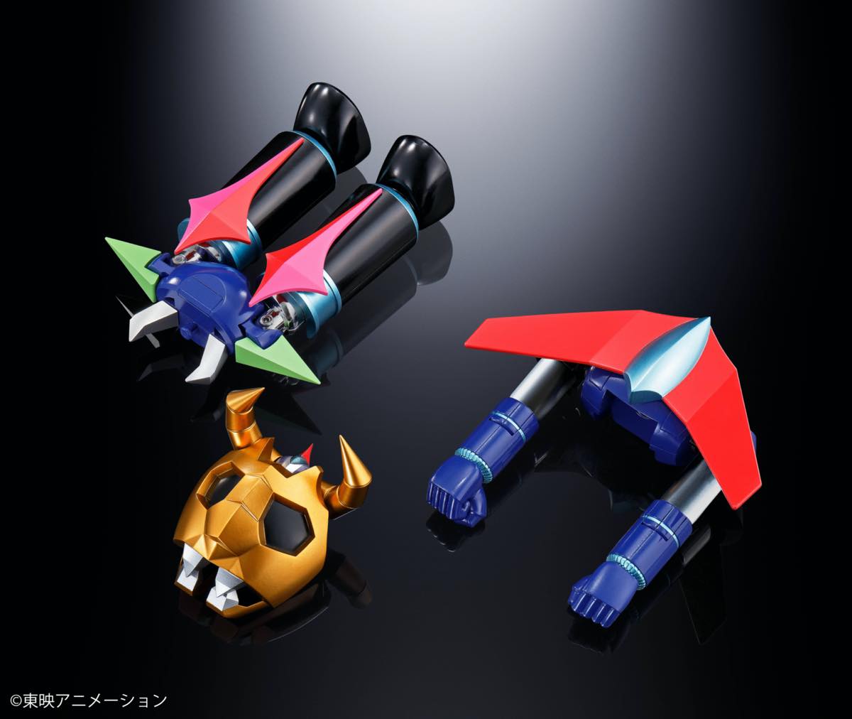 全長約750mmの「大空魔竜」と「ガイキング」がリアルに合体