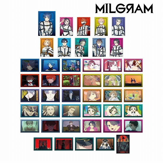 MILGRAM -ミルグラム- 第一審トレーディングブロマイド3枚セット 15個