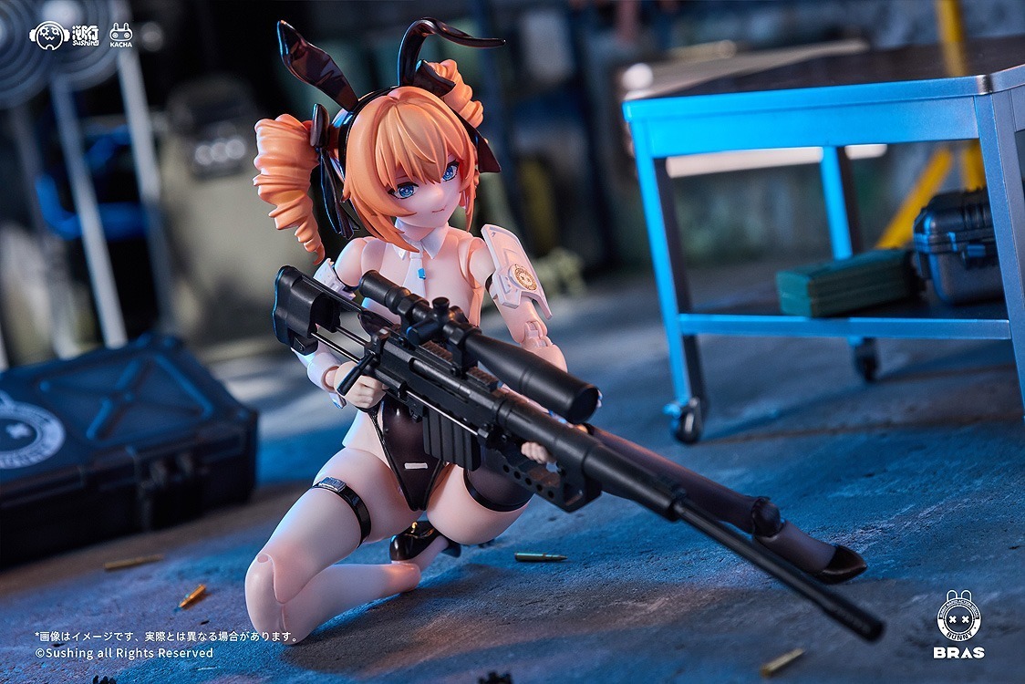 溯行Sushing BUNNY RAPID ACTION SQUAD Sniper・レオーニ 1/12 可動