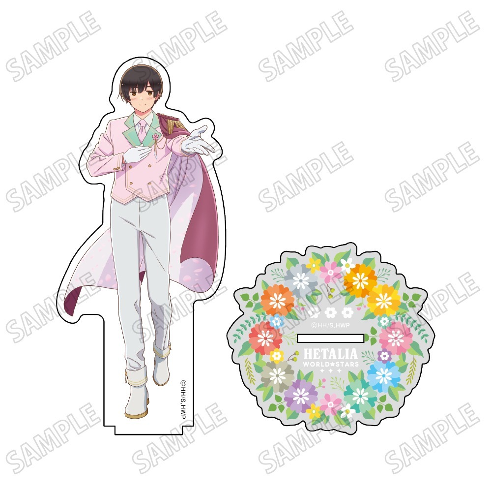 ヘタリア World☆Stars 描き下ろしBIGアクリルスタンド フラワー