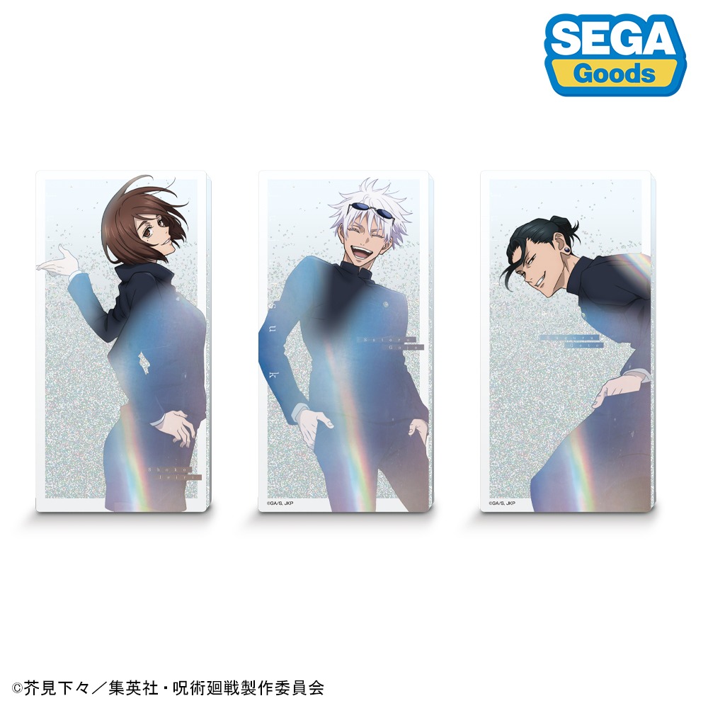 呪術廻戦 懐玉・玉折 グリッターアクリルブロック 五条 悟 群青