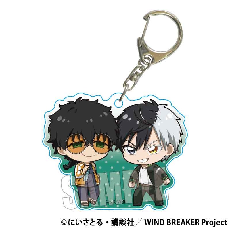 再販】WIND BREAKER ぷちめもっ！アクリルキーホルダー 十亀 条＆桜 遥
