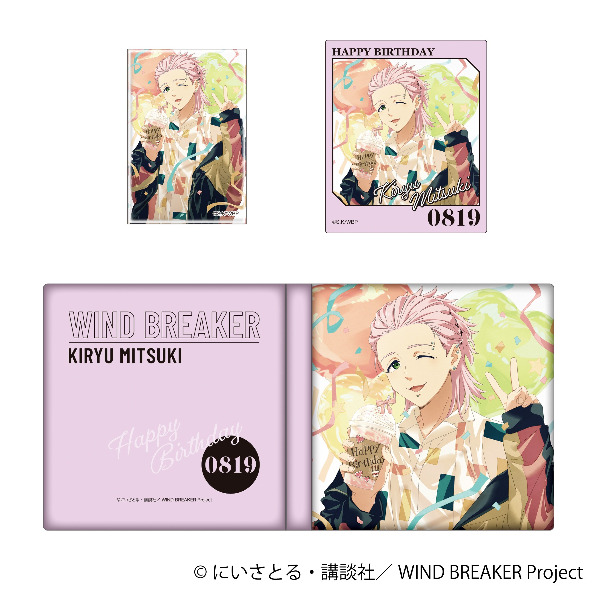 WIND BREAKER メモリアルブック型スタンド 桐生 三輝｜ホビーの総合