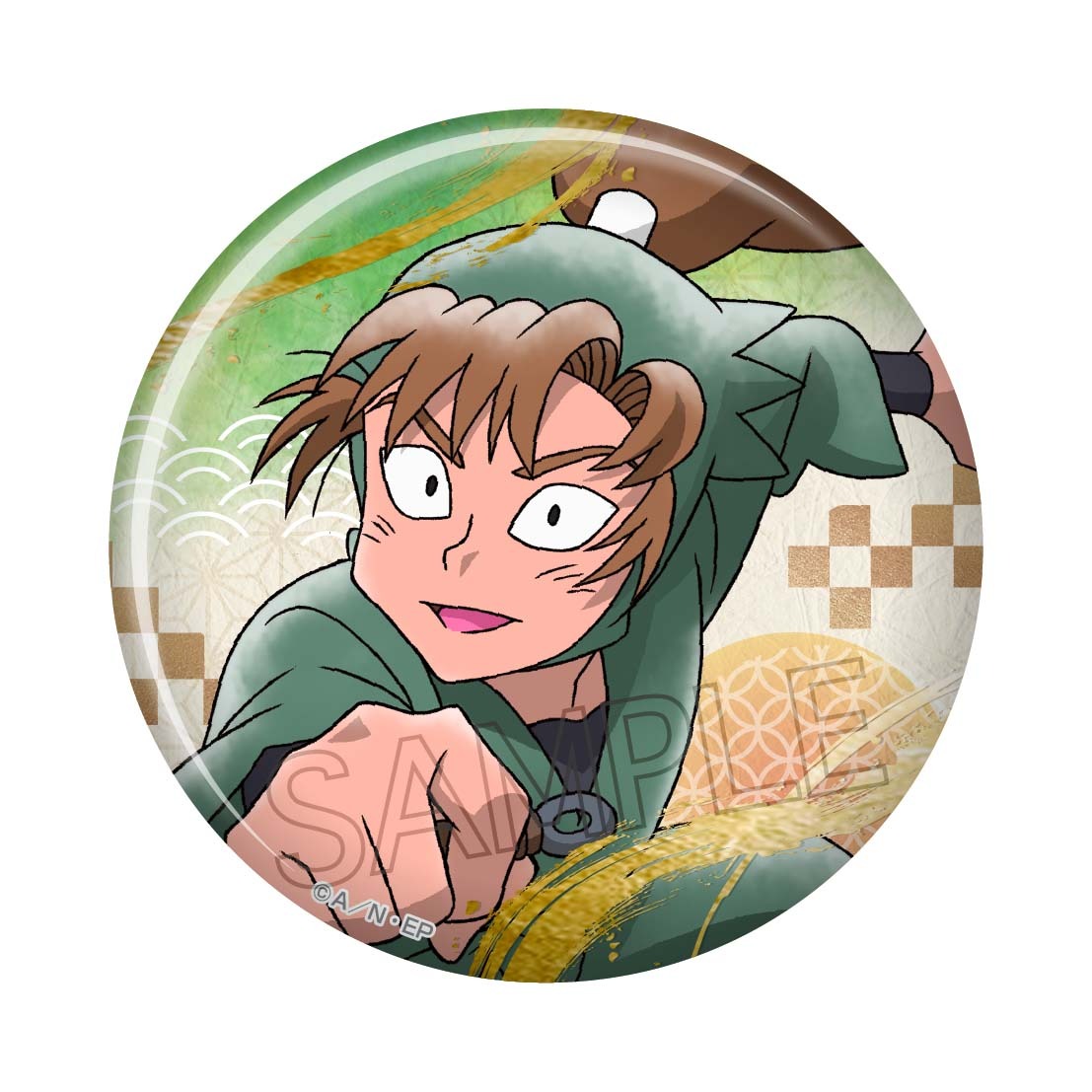 忍たま乱太郎 箔押し缶バッジ 善法寺伊作｜ホビーの総合通販サイト