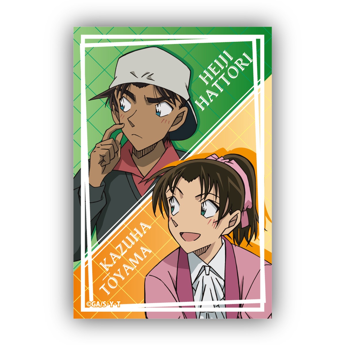 名探偵コナン スクエア型缶バッジVol.4 服部平次＆遠山和葉｜ホビーの