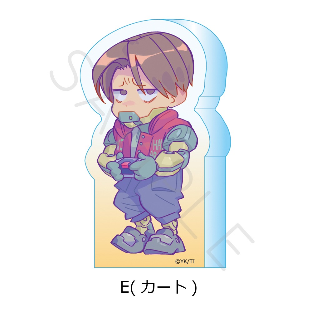 アニメ 銀河特急ミルキー☆サブウェイ アクリルミニブロック E カート