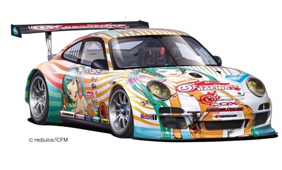 フジミ 1/24 No.1 ポルシェ911GT3R 初音ミク×GSRポルシェ Rd.5仕様