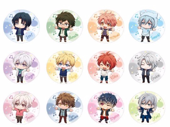 アイドリッシュセブン ふぉーちゅん☆缶バッジ はぐらぶver. 12個入り