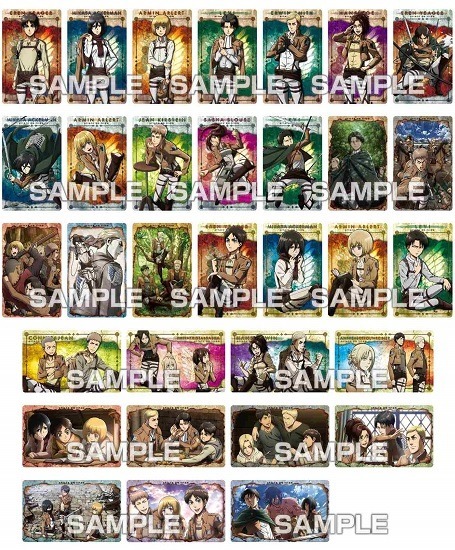 初回限定版】進撃の巨人 メタリックカードコレクションガム 初回生産