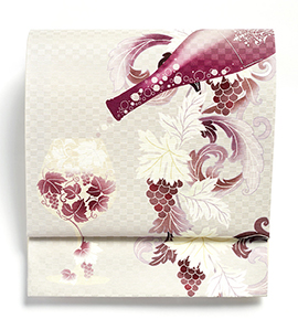 仕立て上がり】うれしづくし 正絹 京袋帯 シャトールヴァン No.5ZH