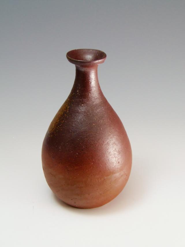 伊勢崎満 備前焼徳利花入