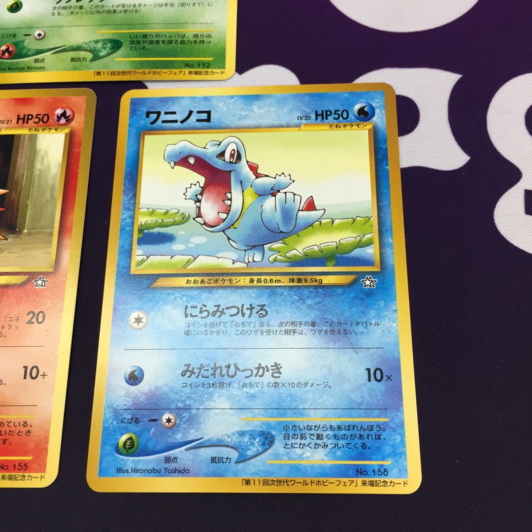 チコリータ ヒノアラシ ワニノコ 第11回次世代ワールドホビーフェア