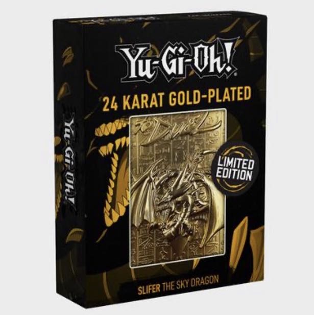 5000個限定】遊戯王英語版 三幻神オシリスの天空竜 24Kメッキ金属製