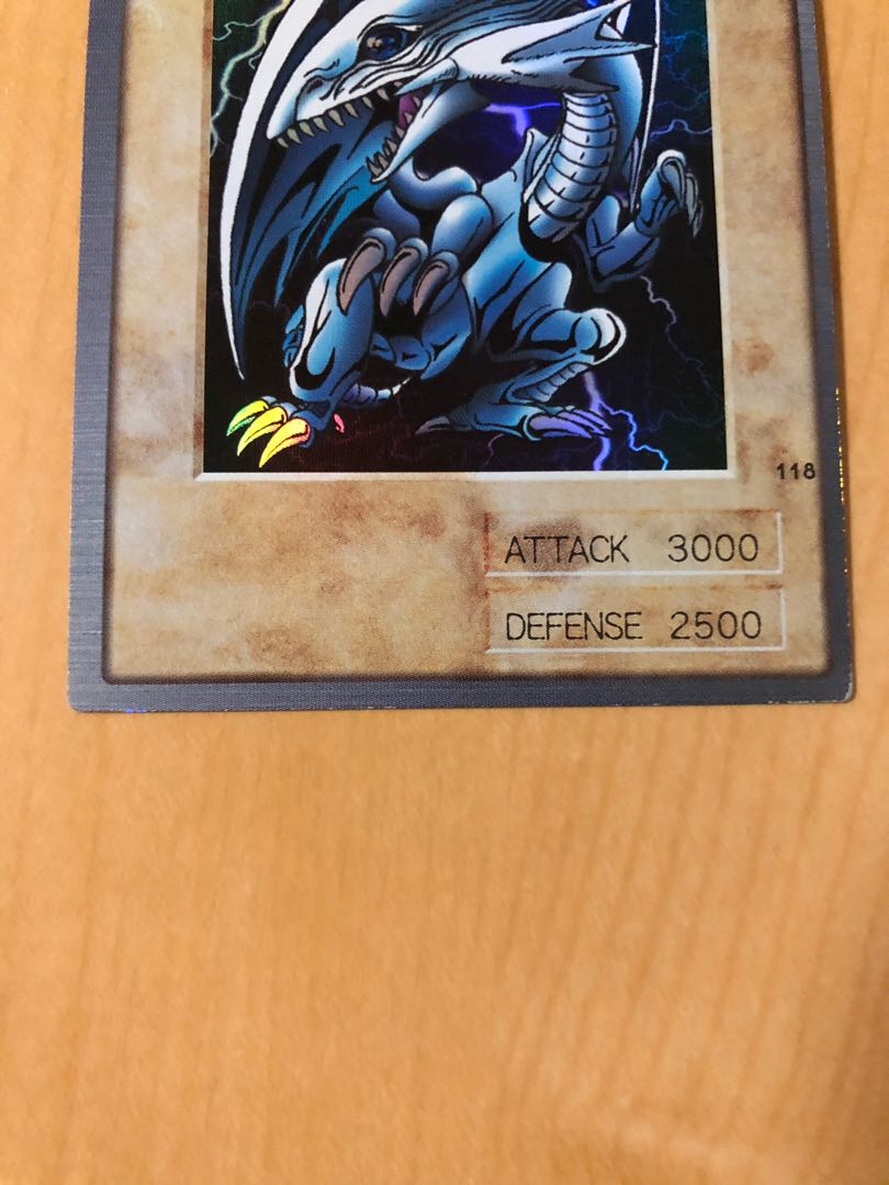 バンダイ版 遊戯王 青眼の白龍 ブルーアイズホワイトドラゴン No.118 1