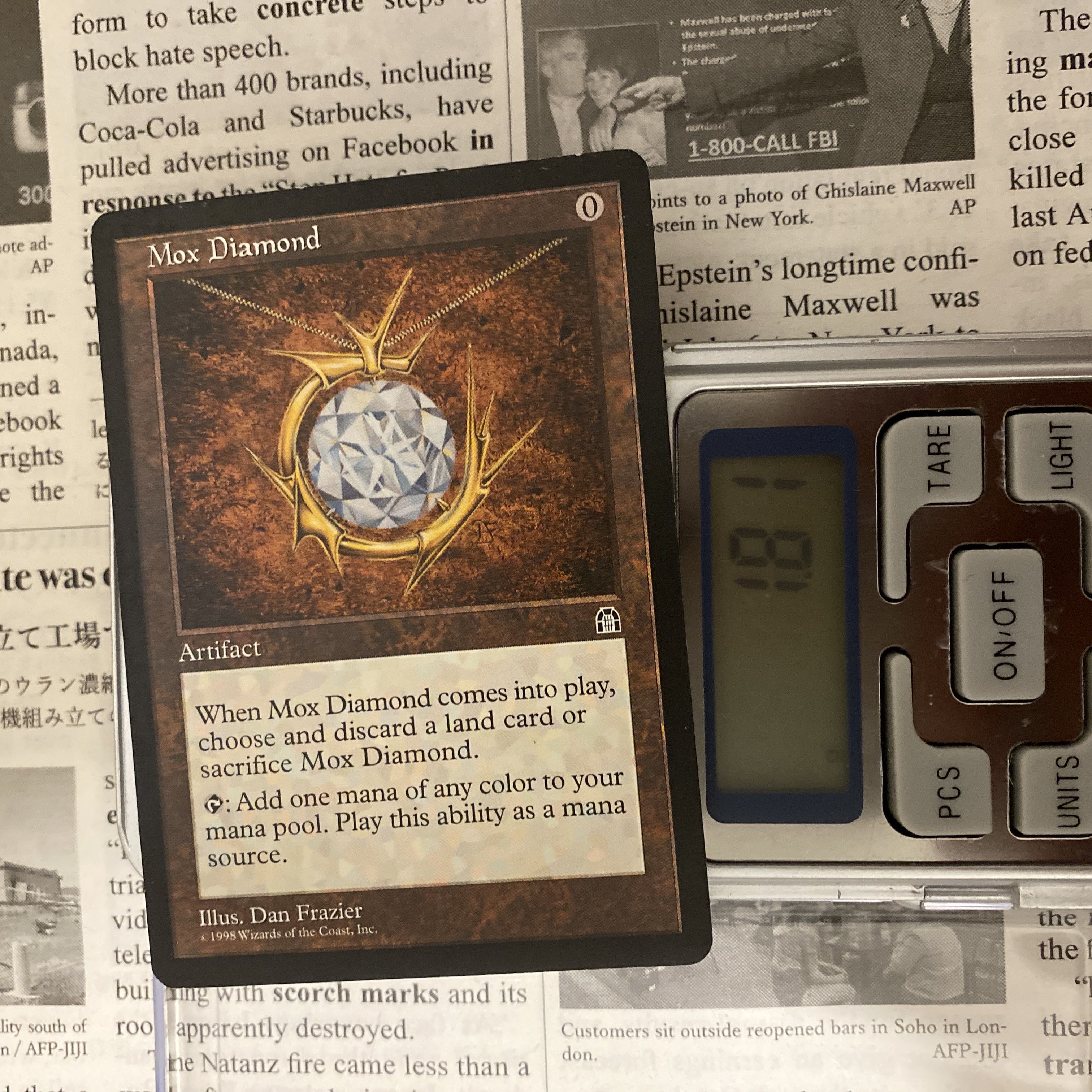 MTG Mox Diamond モックス・ダイヤアモンド 英語 1枚の通販 Rey